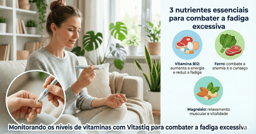 a caneta que mede vitaminas e minerais